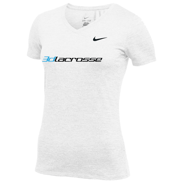 3d Nike Dry Legend Veneer Tee Apparel Tops White - 100 Lax.com