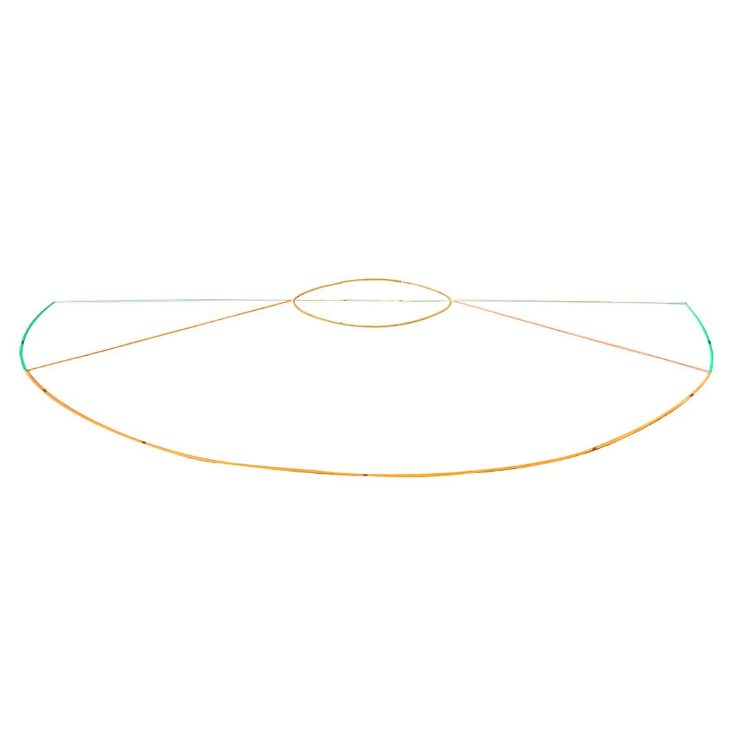 BowNet Women's Portable Arc Goal Crease Orange Lax.com