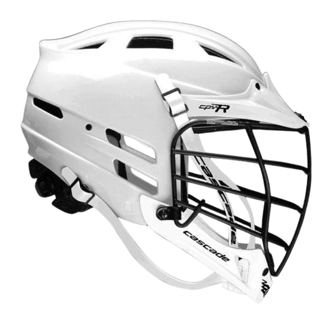 Cascade CPV - R Stock Beginner Lacrosse Helmet Helmet White Lax.com