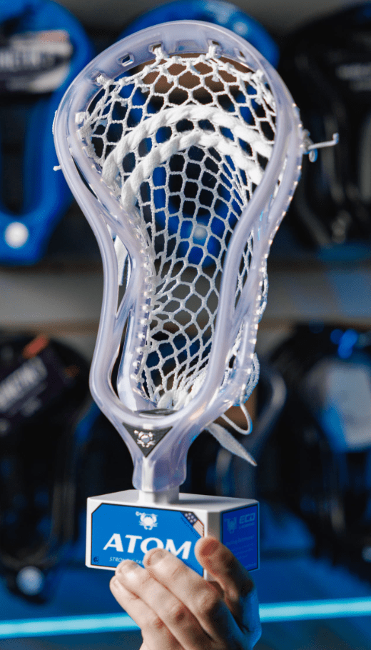 ECD Atom Lacrosse Head Men's Head White Lax.com
