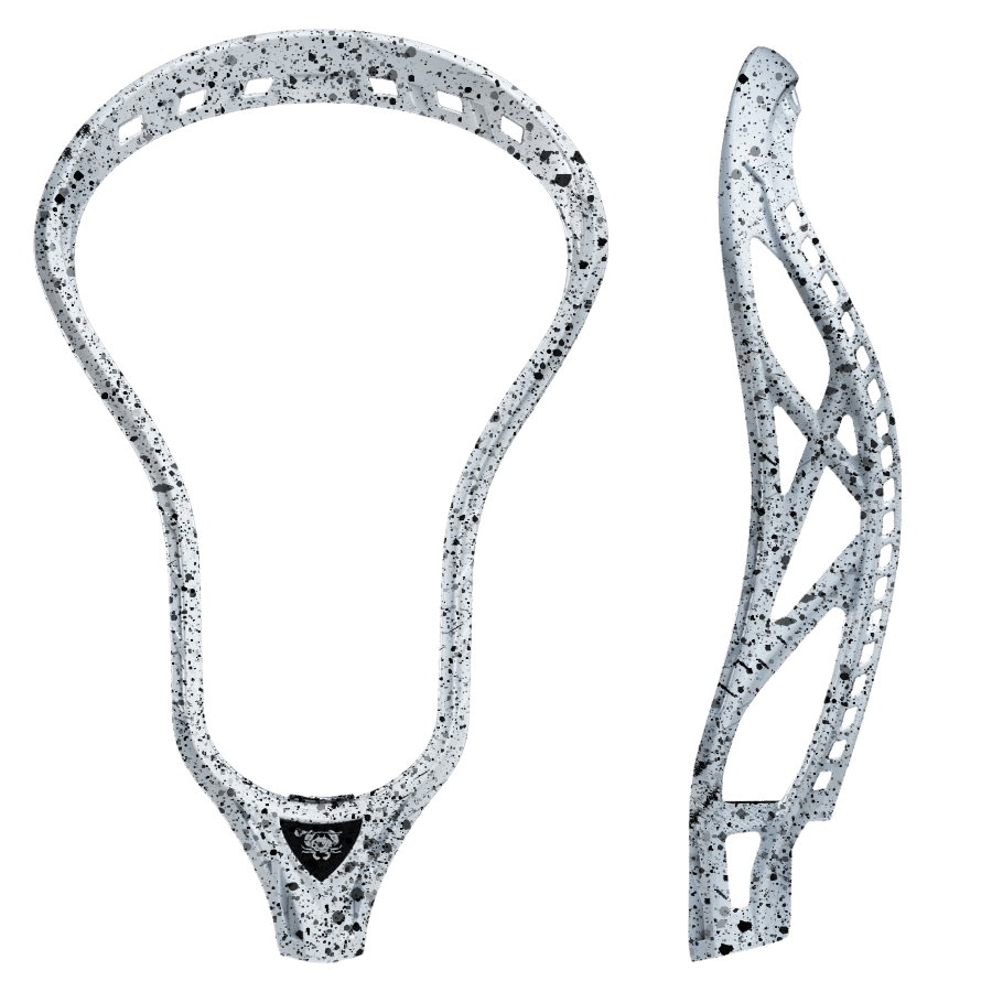 ECD Delta Lacrosse Head Men's Head Black Splatter Lax.com