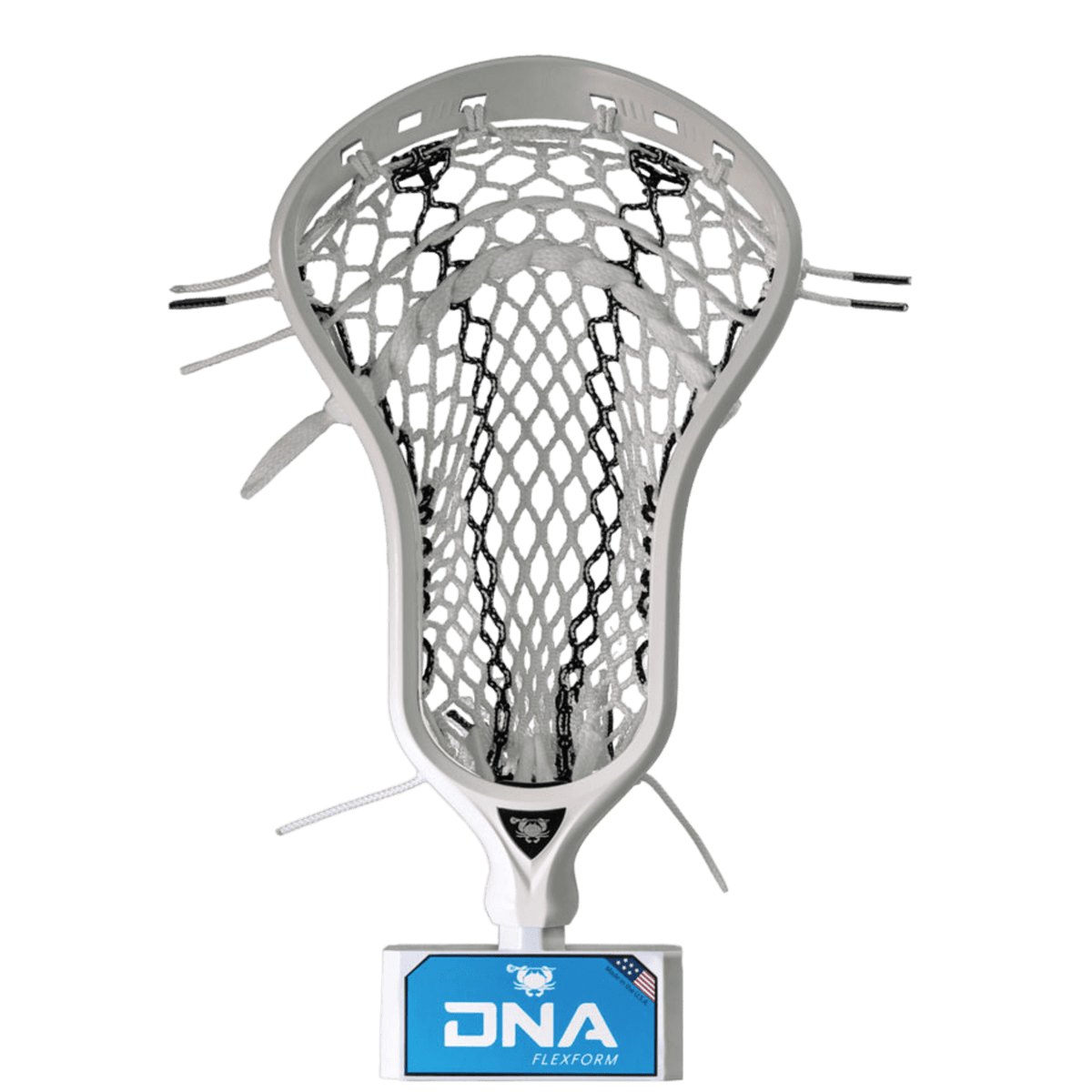 ECD DNA Elite Pocket Men's Pre - Strung Heads Black Striker Lax.com