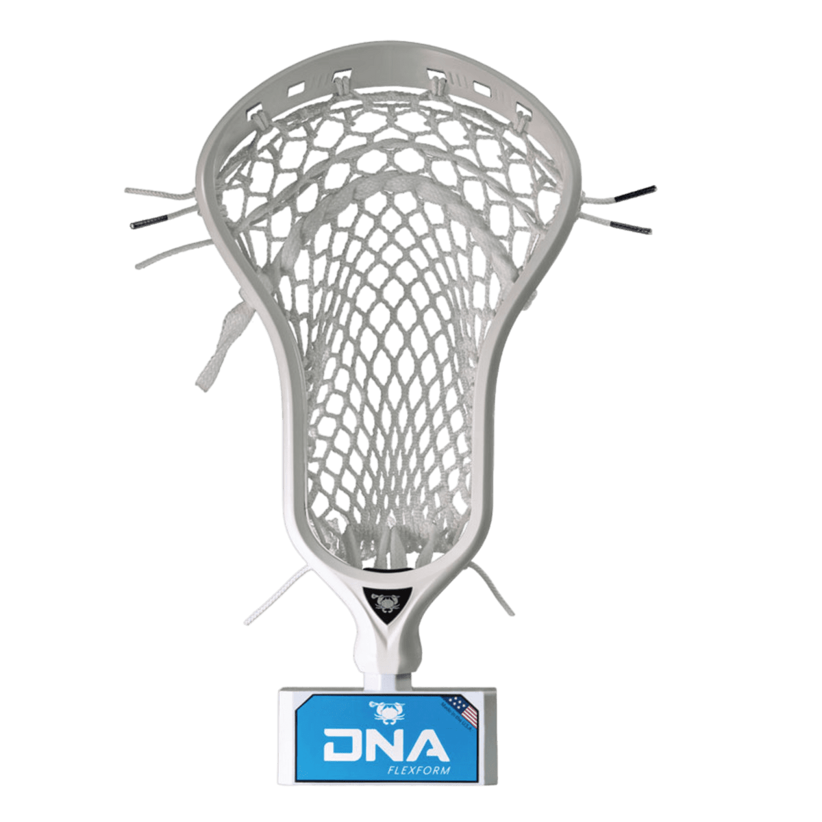 ECD DNA Elite Pocket Men's Pre - Strung Heads White Lax.com