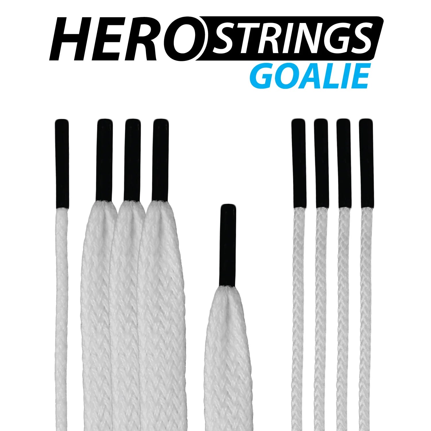 ECD Goalie Hero Strings Kit Men's Stringing Supplies White Lax.com