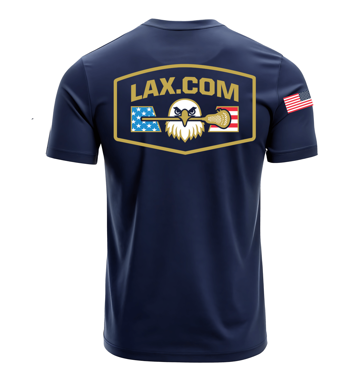 Lax.com Eagle Eye Attack LE Tee Apparel Tops Navy Lax.com