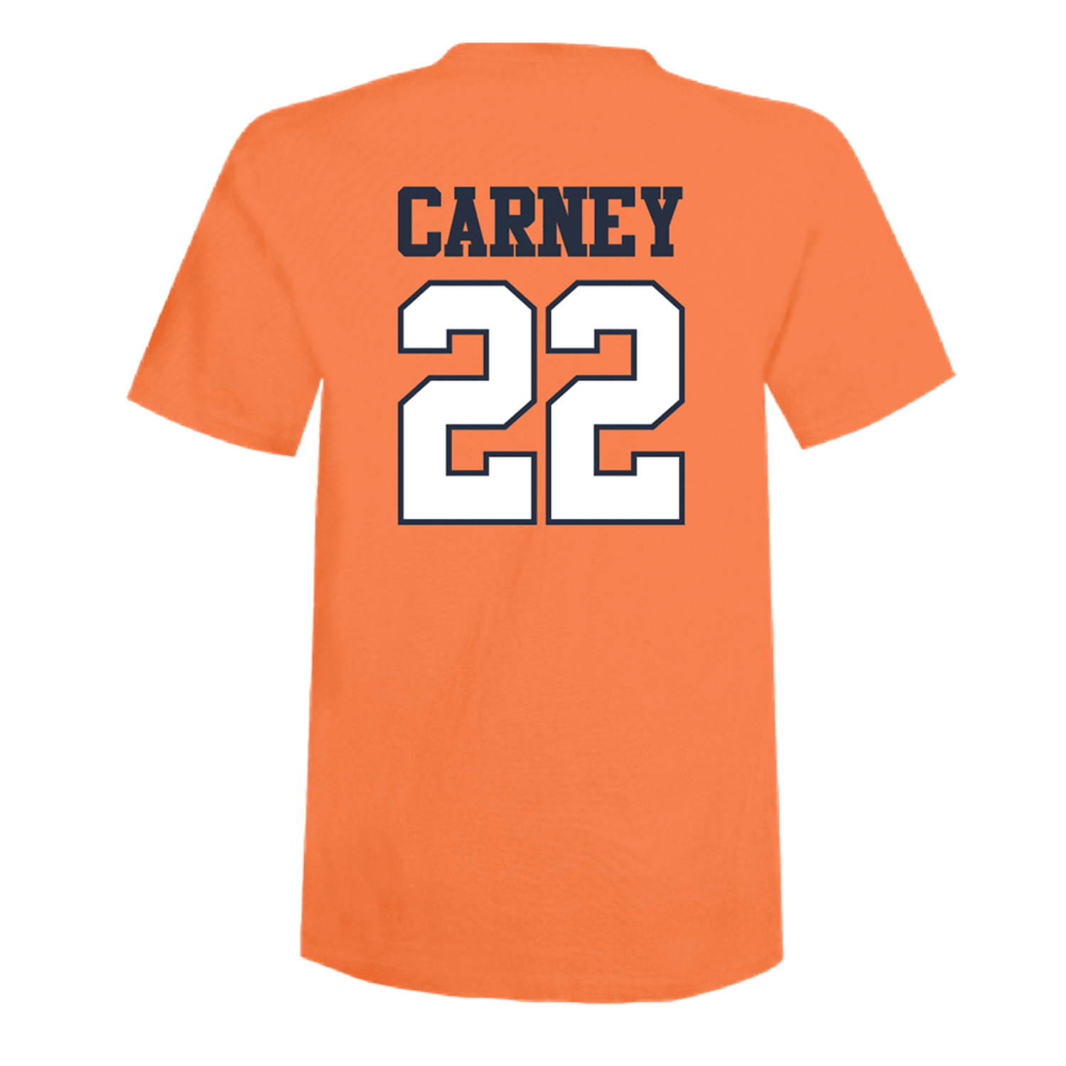 Celebrate in style with the Lax.com LE Meg Carney Player T-Shirt, featuring "CARNEY" and the number "22" printed on the back in bold black and white letters.