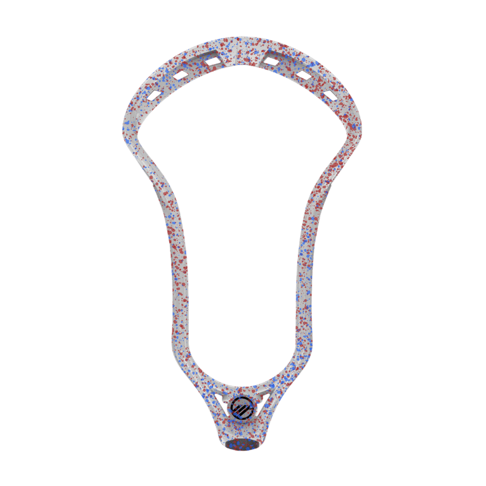 Maverik Kinetik 3 Lacrosse Head Men's Head Red/Blue Splatter Lax.com