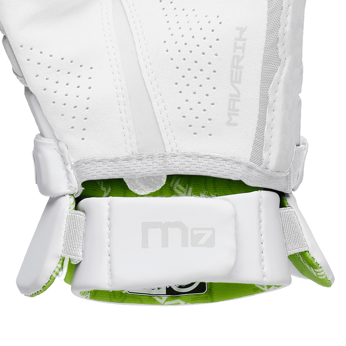 Maverik M7 Lacrosse Gloves Men's Gloves White Lax.com