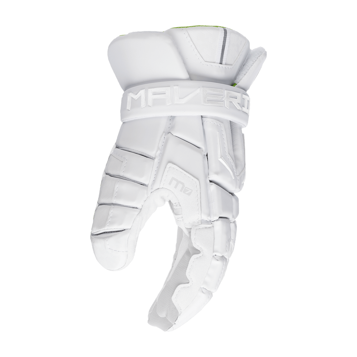 Maverik M7 Lacrosse Gloves Men's Gloves White Lax.com
