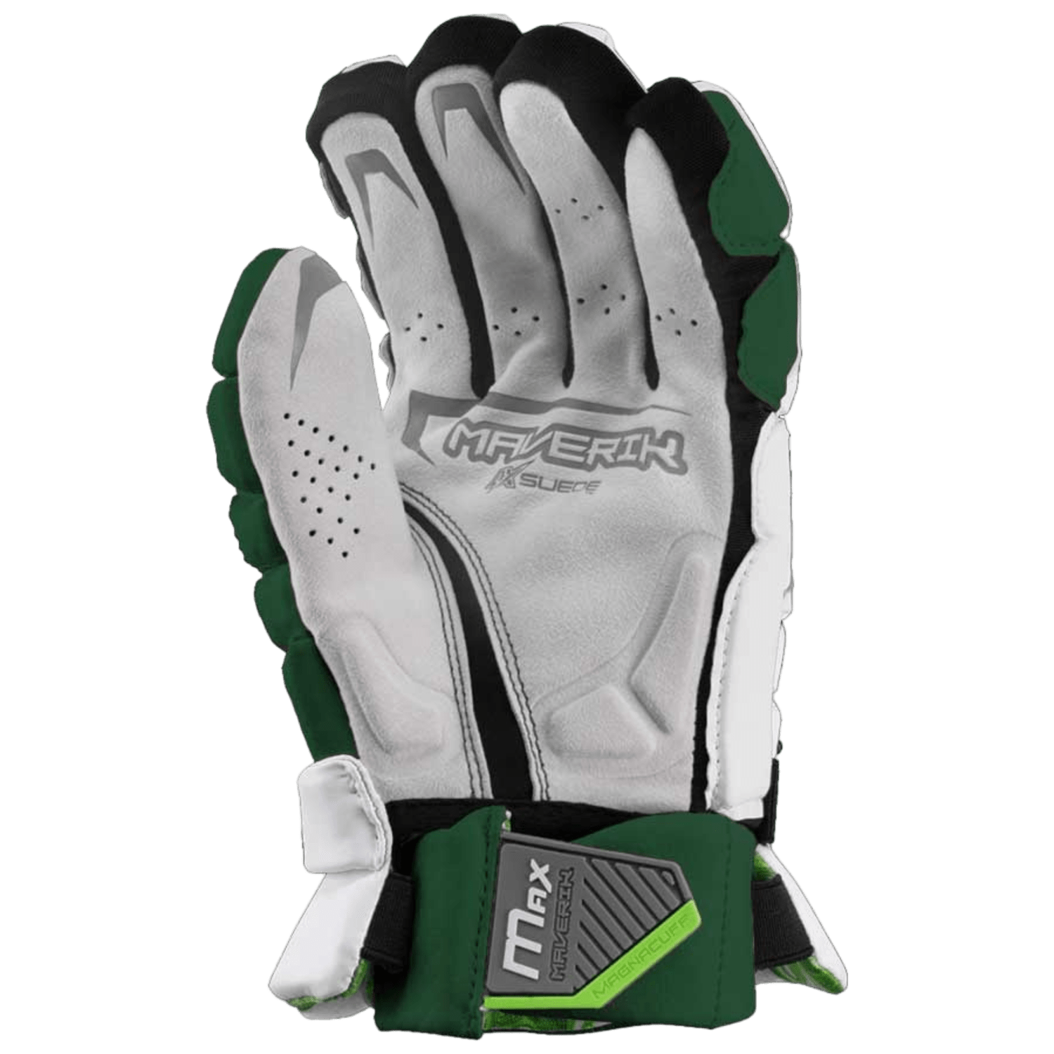 Maverik Max 2022 Lacrosse Gloves Men's Gloves Black Lax.com