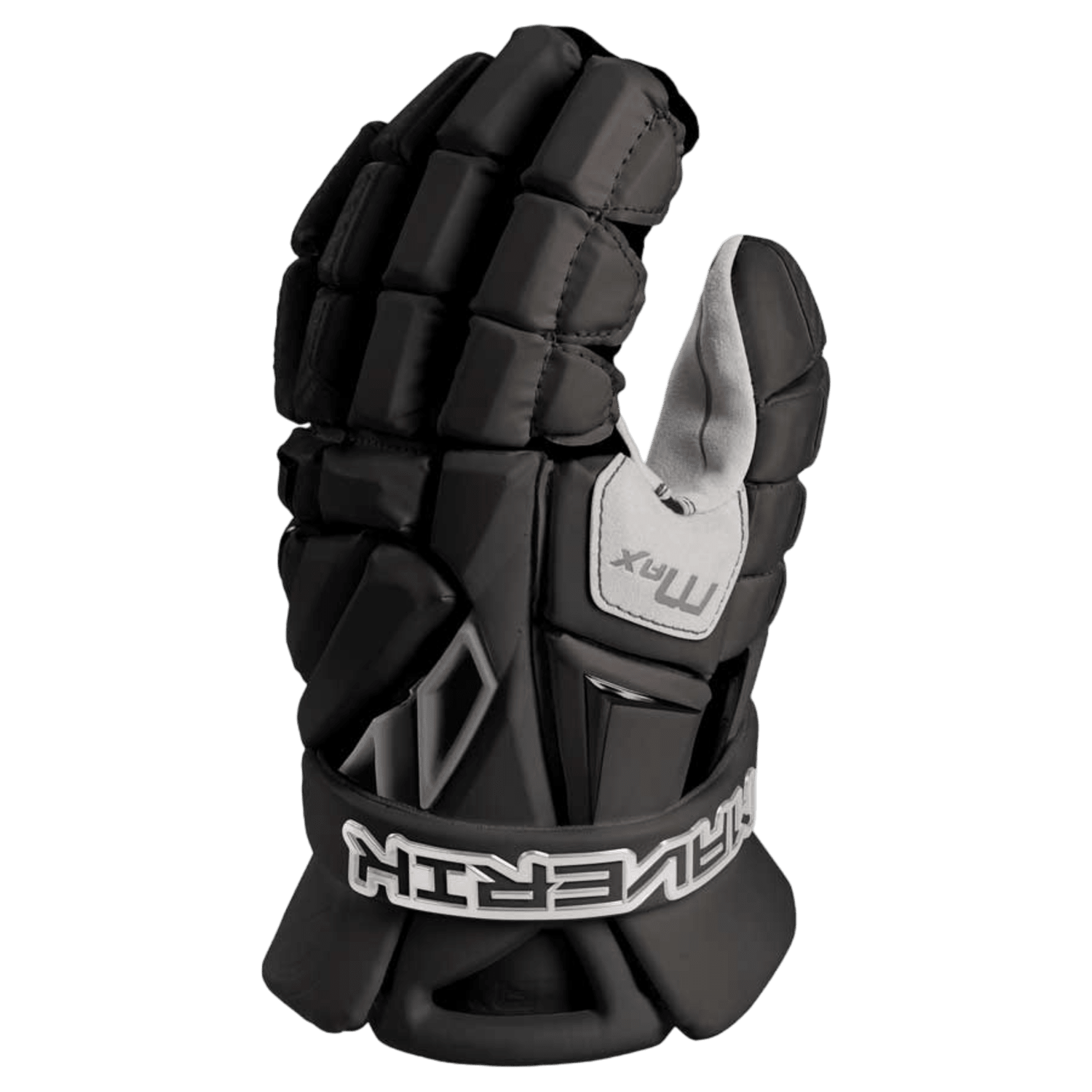 Maverik Max 2022 Lacrosse Gloves Men's Gloves Black Lax.com