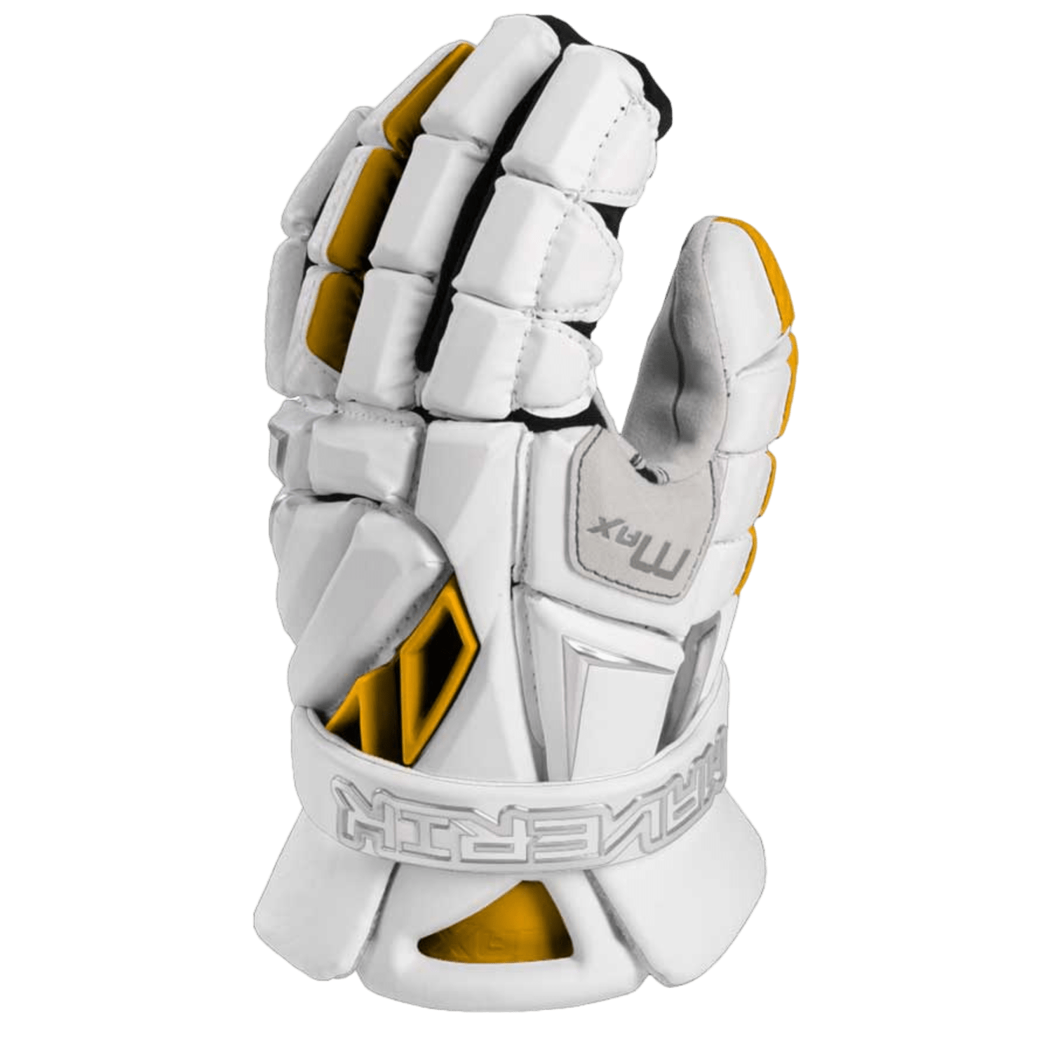 Maverik Max 2022 Lacrosse Gloves Men's Gloves White Lax.com