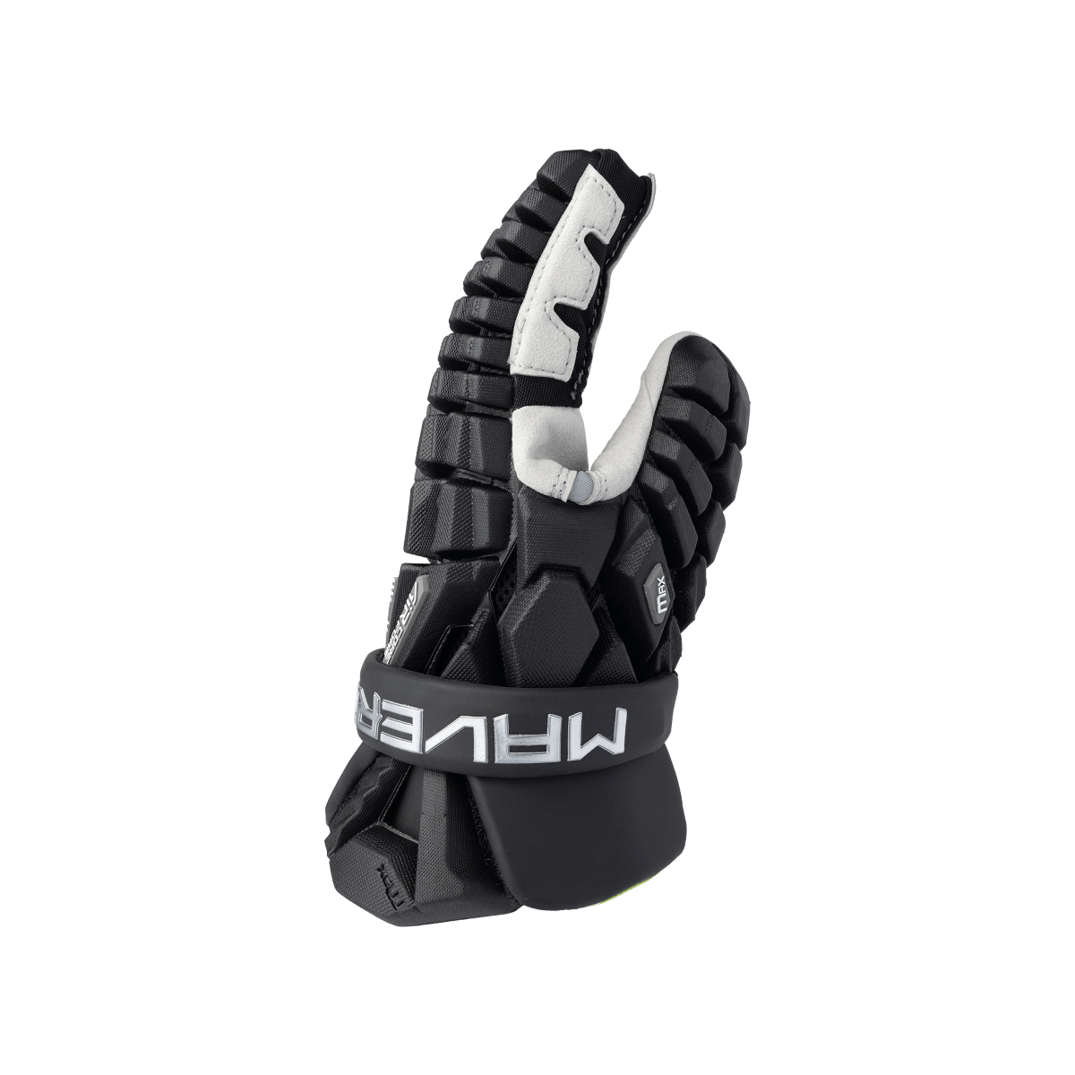 Maverik Max 2028 Lacrosse Gloves Men's Gloves White Lax.com