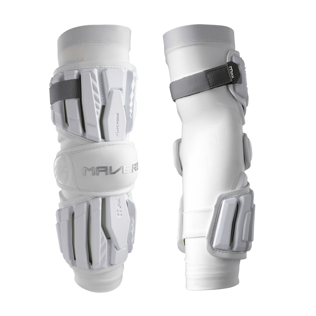 Maverik Max Arm Guards 2028 Men's Arm Protection Black Lax.com