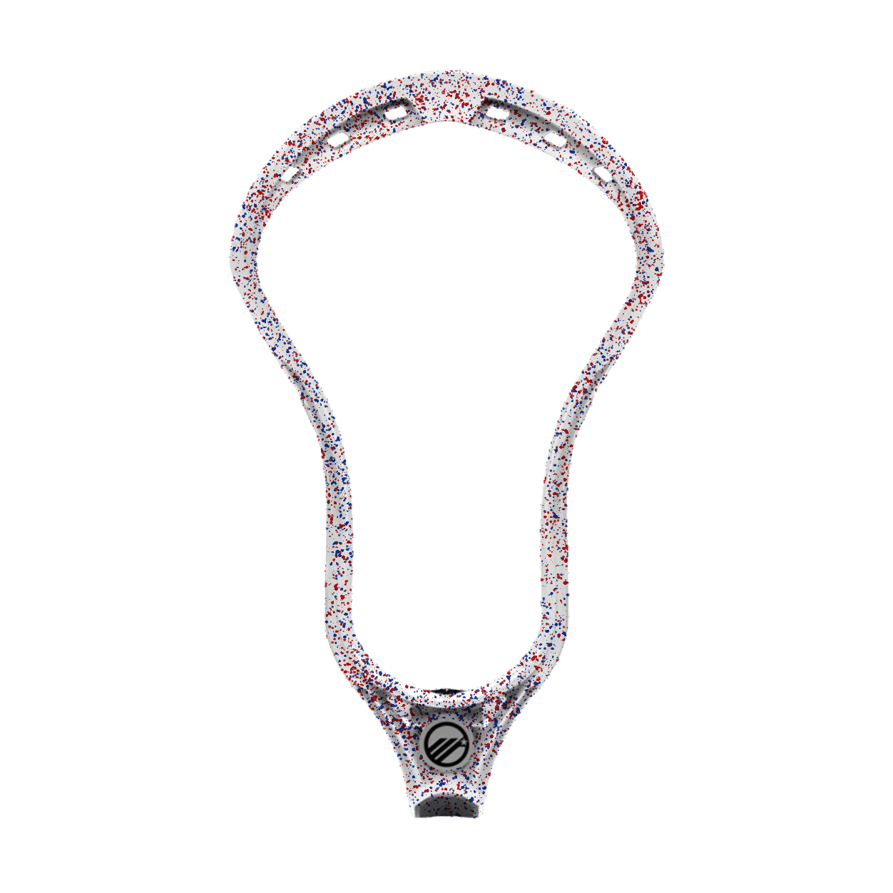 Maverik Tactik 3 Lacrosse Head Men's Head Red/Blue Splatter Lax.com