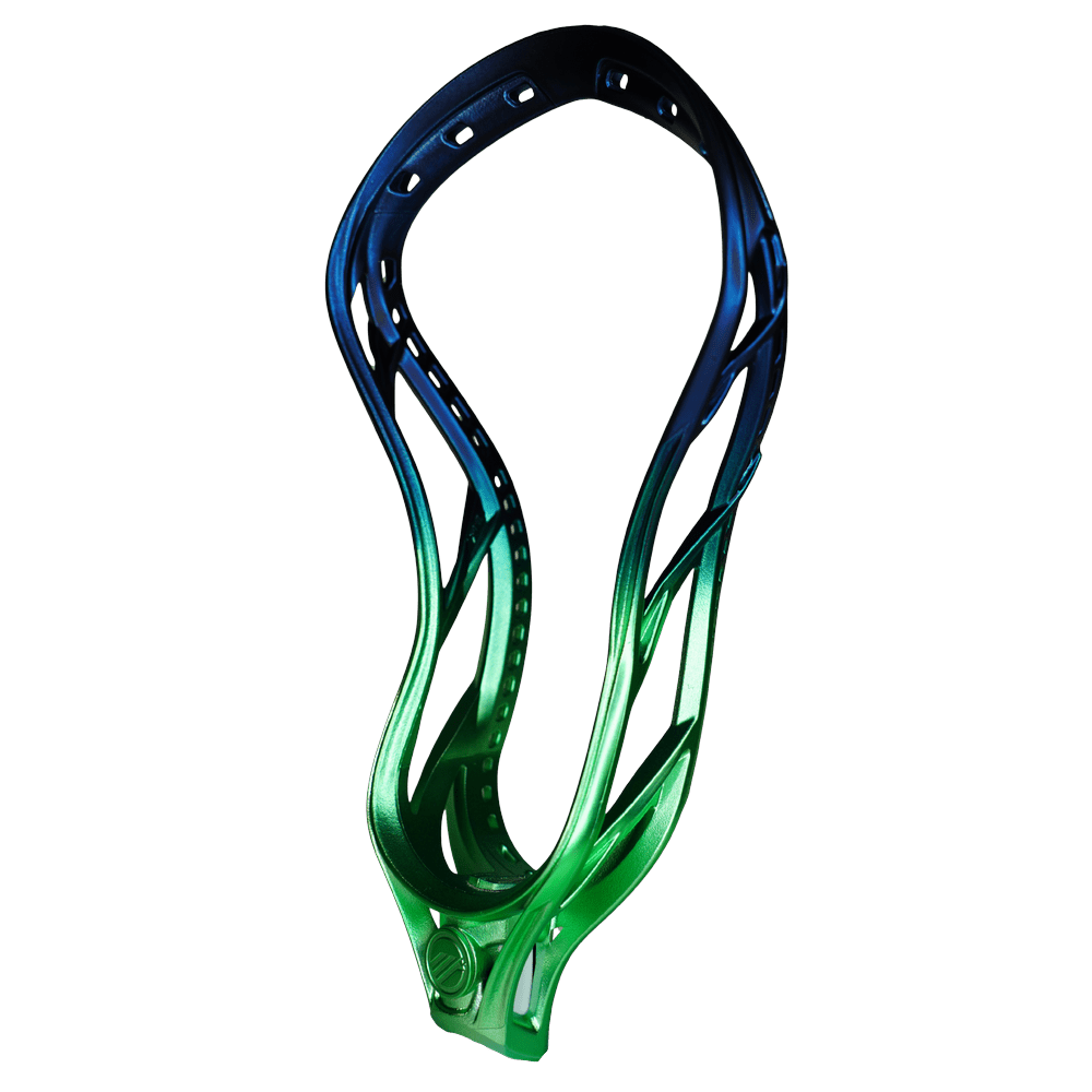 Maverik Tactik 3 Lacrosse Head Men's Head Satin Navy/Green Fade Lax.com