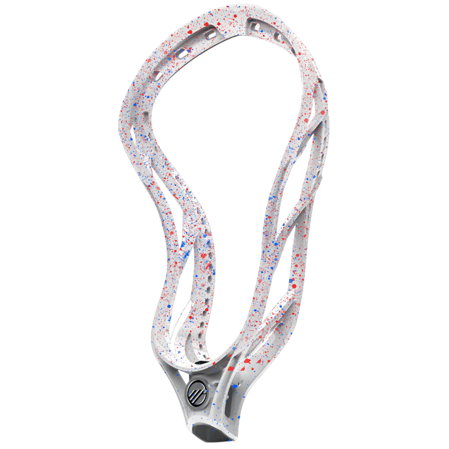 Maverik Tactik 3.0 Lacrosse Head Men's Head Red/Blue Splatter Lax.com