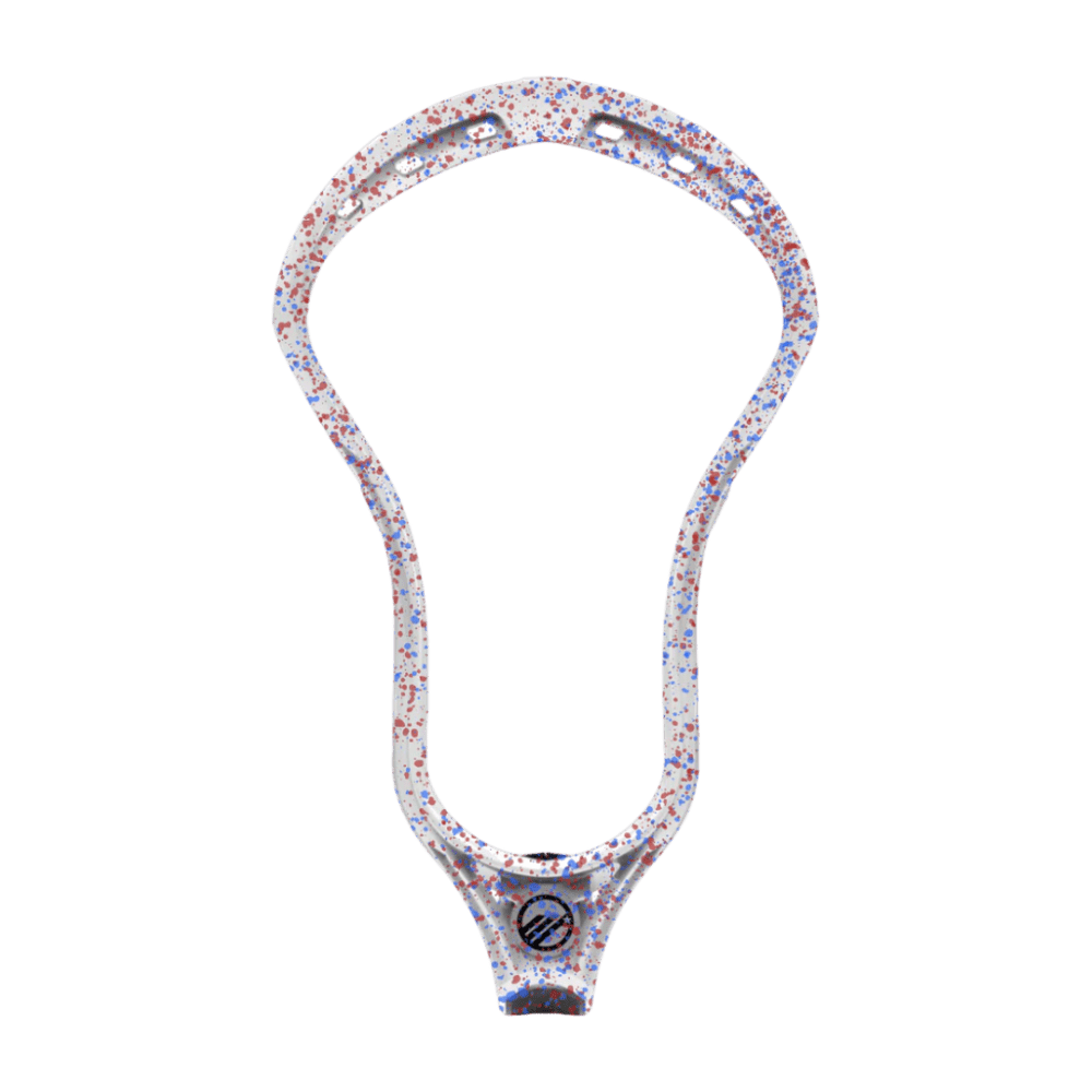 Maverik Tactik 3.0 Lacrosse Head Men's Head Red/Blue Splatter Lax.com