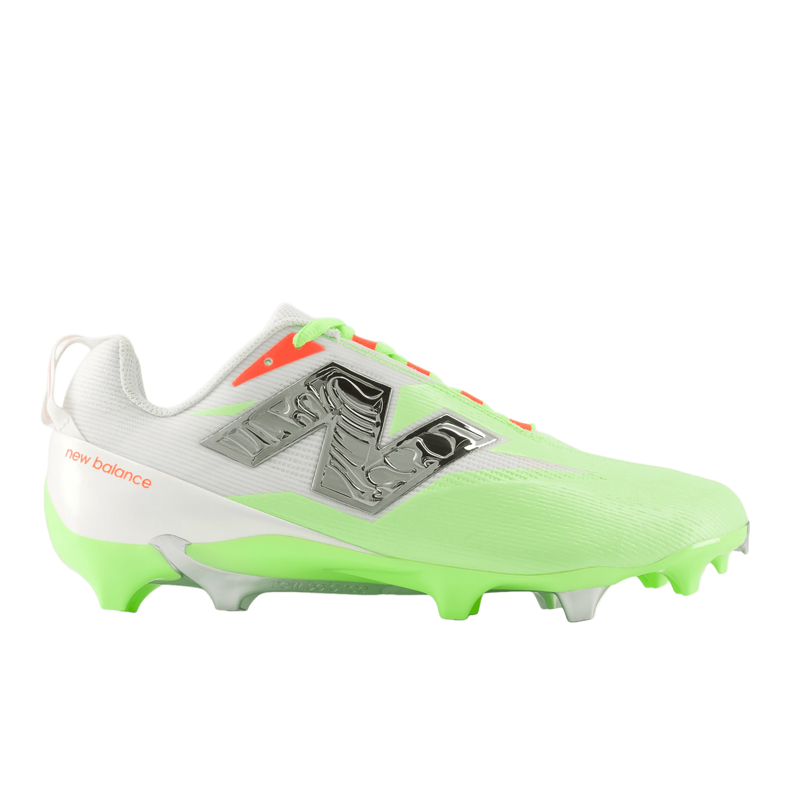 New Balance BurnX5 Lacrosse Cleats Cleats White Lax.com