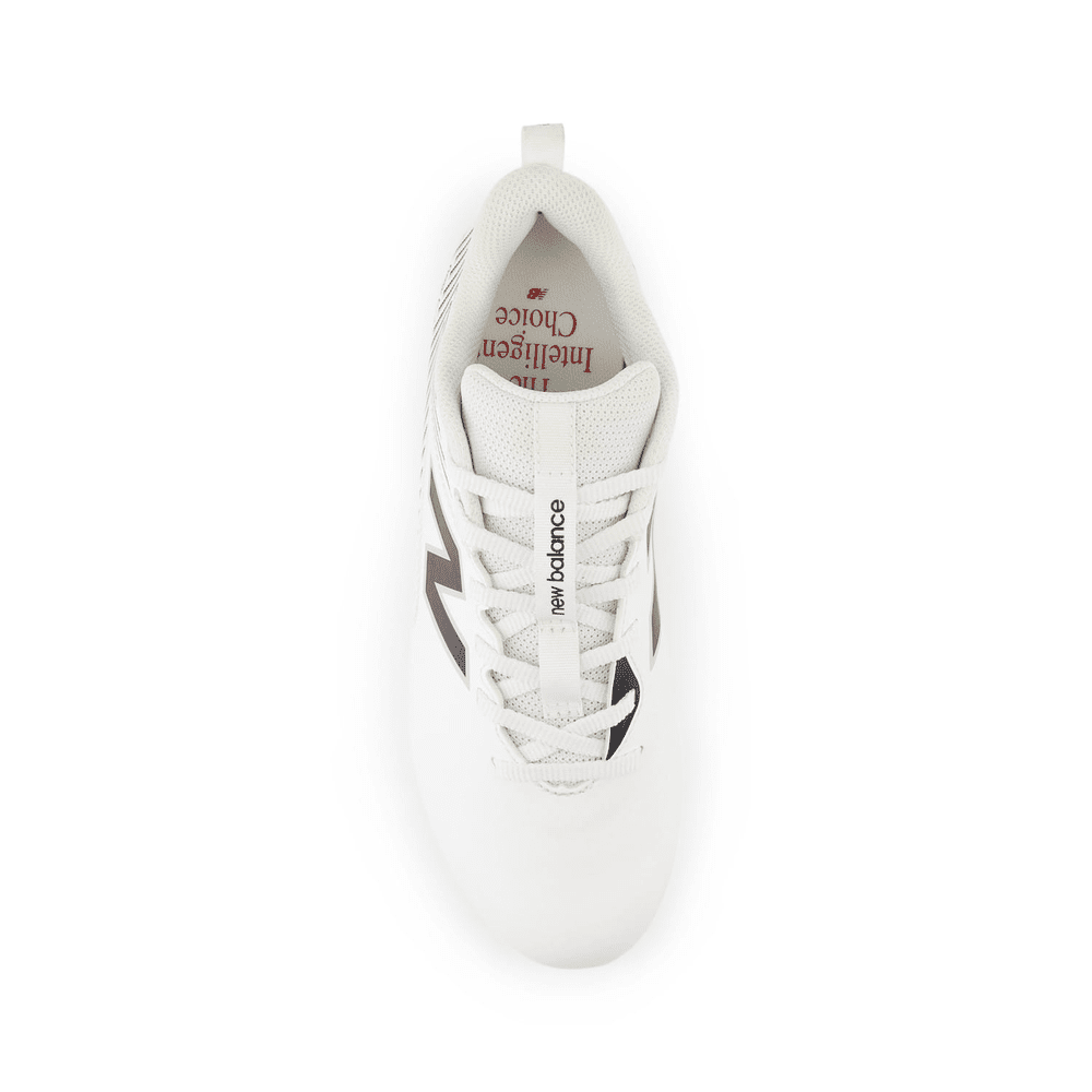 New Balance Rush v5 Jr Lacrosse Cleats Cleats White Lax.com