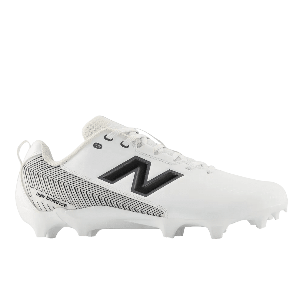 New Balance Rush v5 Low Lacrosse Cleats Cleats White Lax.com