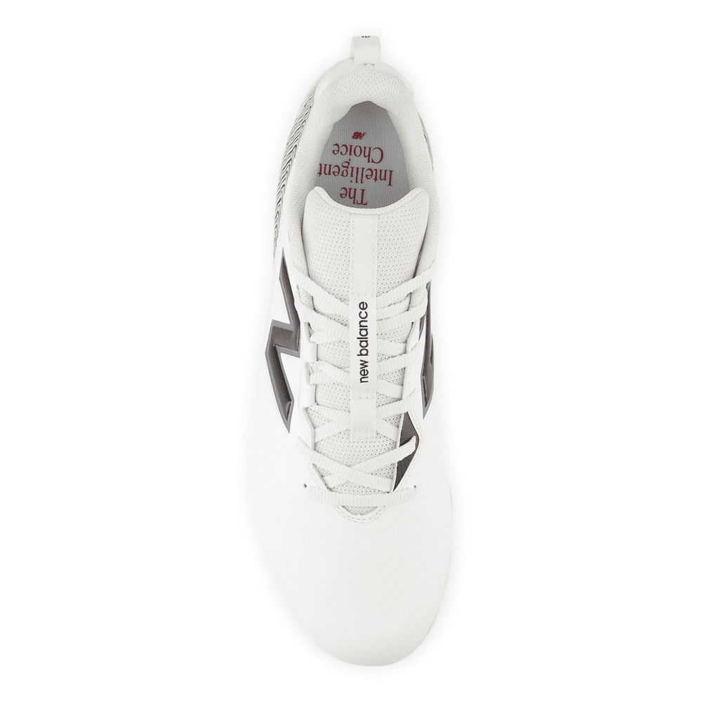 New Balance Rush v5 Low Lacrosse Cleats Cleats White Lax.com