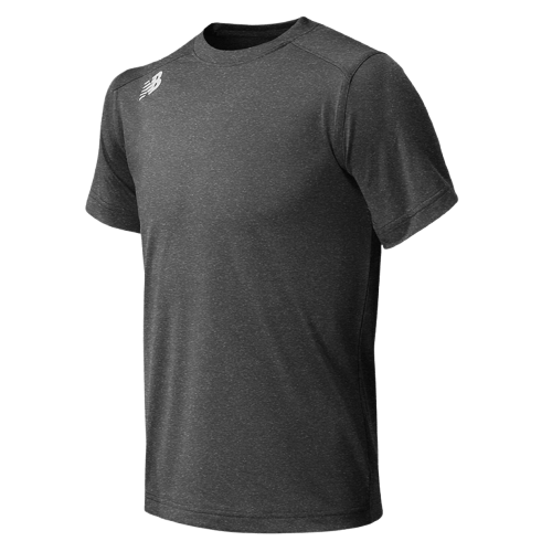 New Balance Tech SS T-Shirt Apparel Tops Dark Heather Lax.com