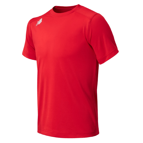 New Balance Tech SS T-Shirt Apparel Tops Red Lax.com