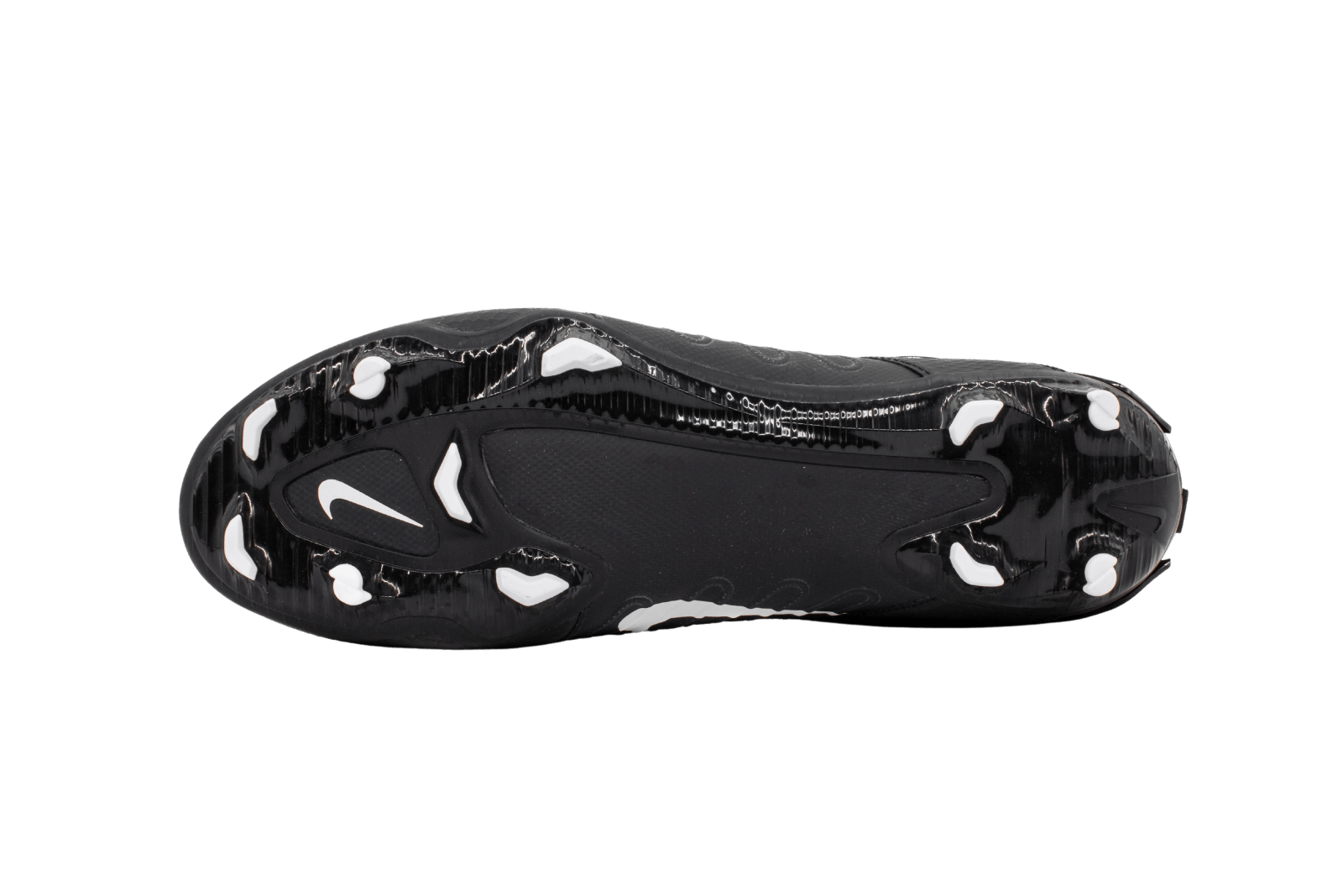 Nike Alpha Huarache 9 Elite Mid Cleats Cleats Black/White Lax.com