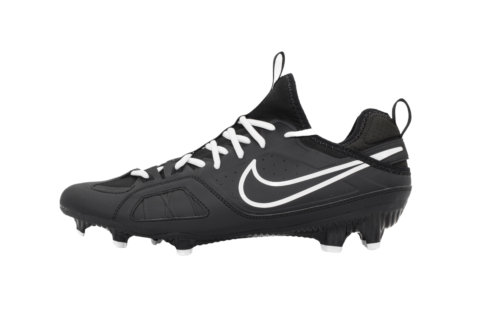Nike Alpha Huarache 9 Varsity Cleats Cleats Black/White Lax.com