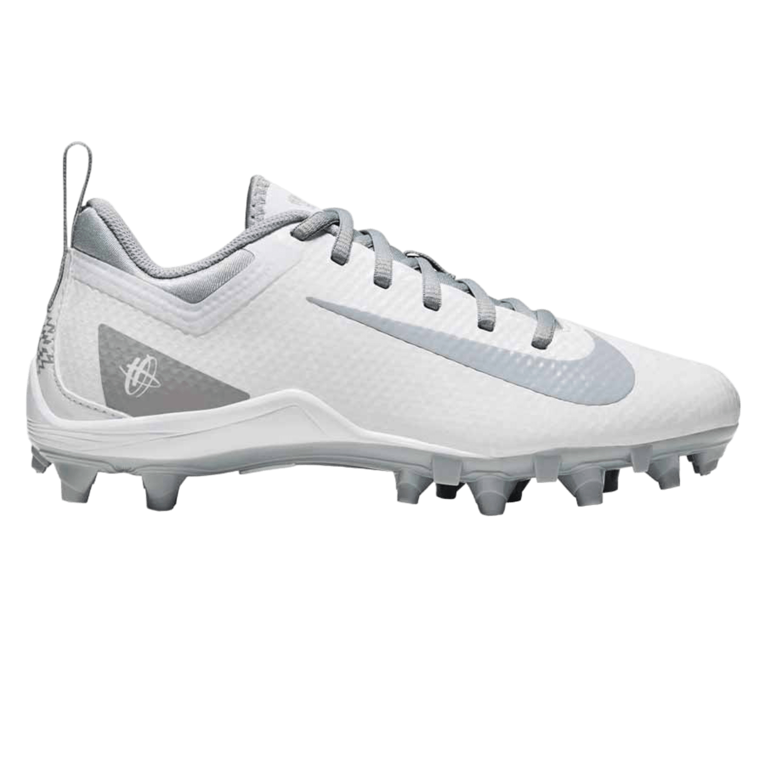 Nike Huarache 7 Varsity Low Cleats Cleats White/Grey Lax.com