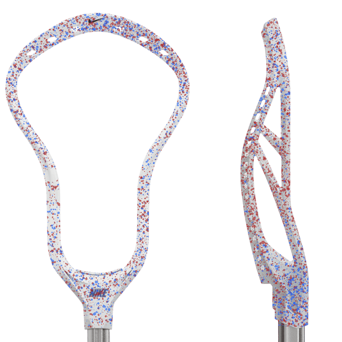 Nike L3 Lacrosse Head Men's Head Red/Blue Splatter Lax.com
