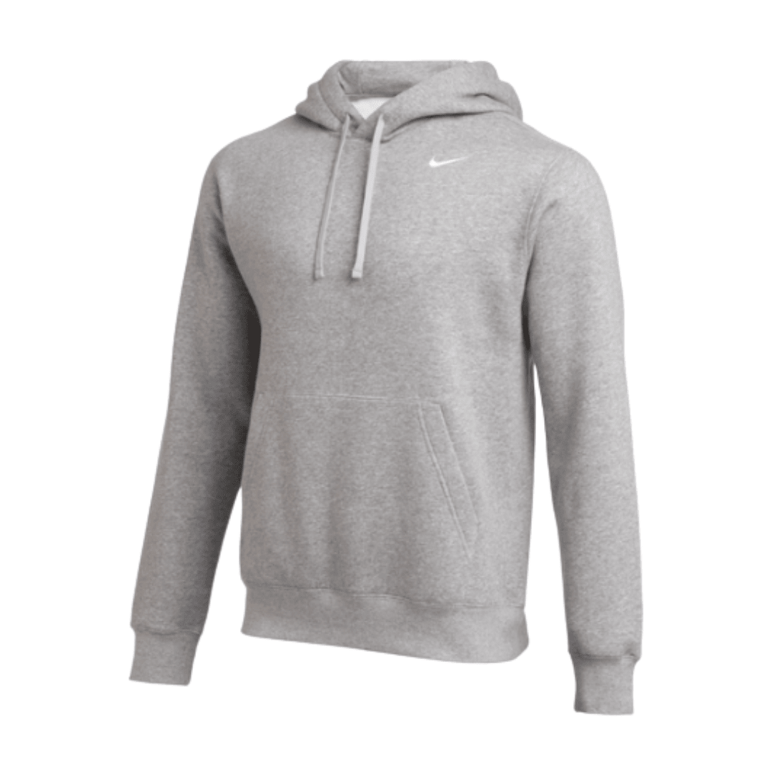 Nike Lacrosse Club Fleece Hoodie Apparel Tops Dark Grey Heather Lax.com