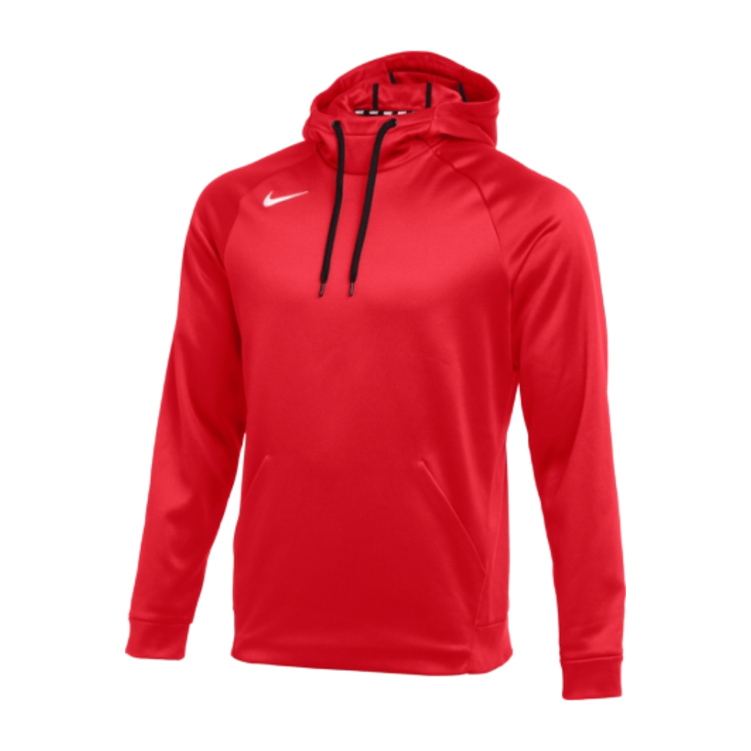 Nike Therma Training Pullover Hoodie Apparel Tops Red - 657 Lax.com