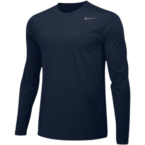 Nike Youth Legend LS T-Shirt Apparel Tops Navy - 419 Lax.com