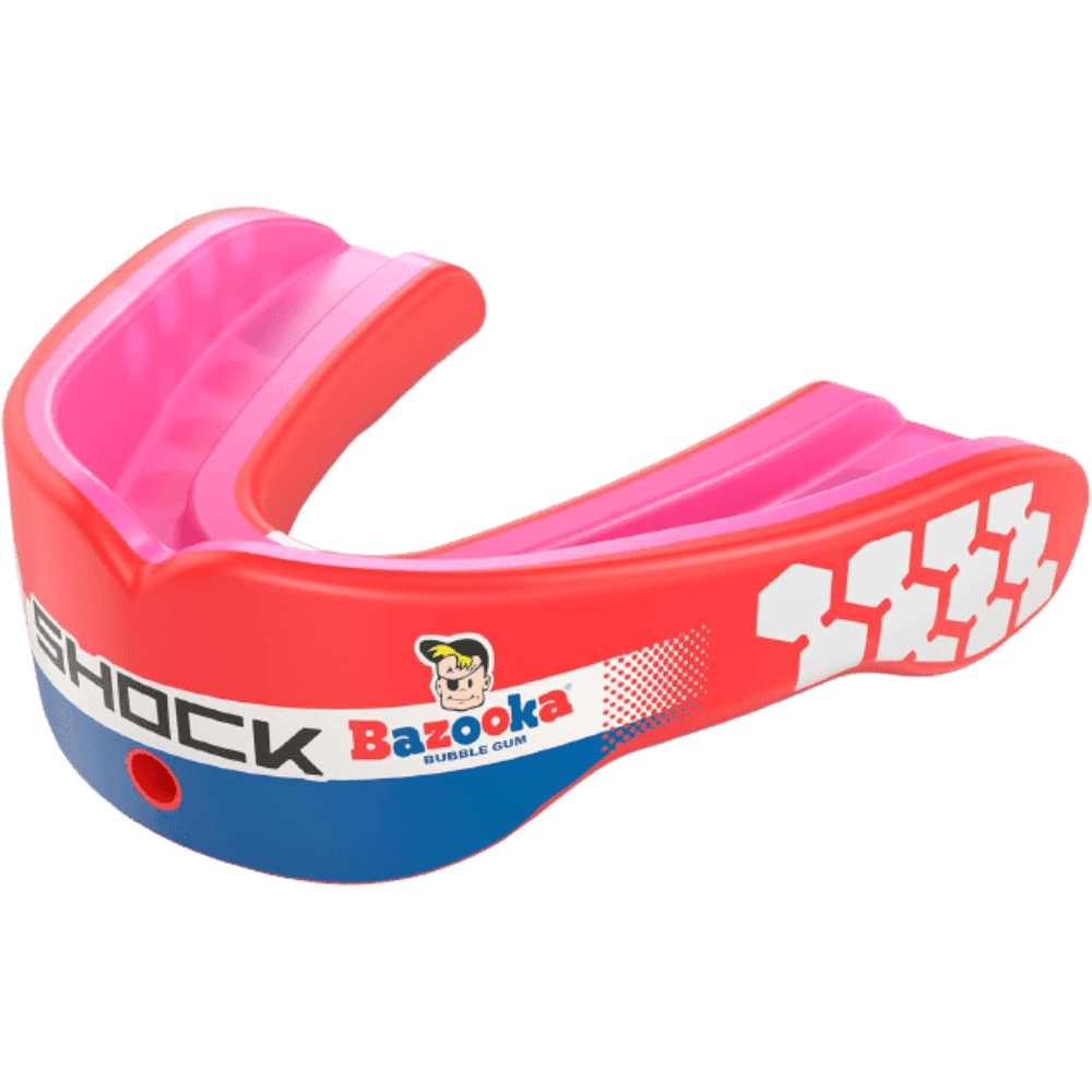 Shock Doctor Gel Max Power Flavor Fusion Mouthguard Mouthguard Bubble Gum Lax.com