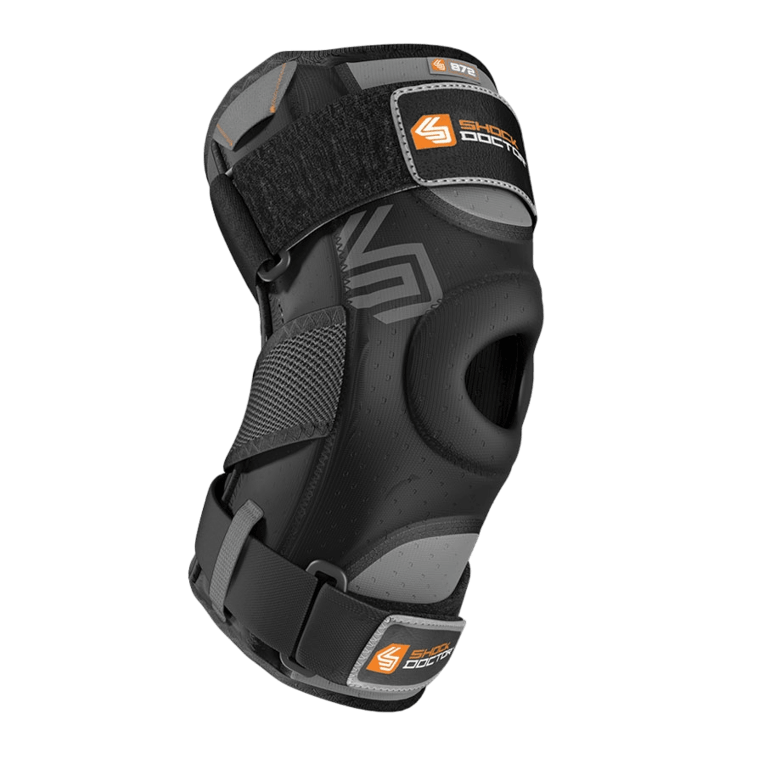 Shock Doctor Knee Support w/ Dual Hinges First Aid Kits Black Lax.com