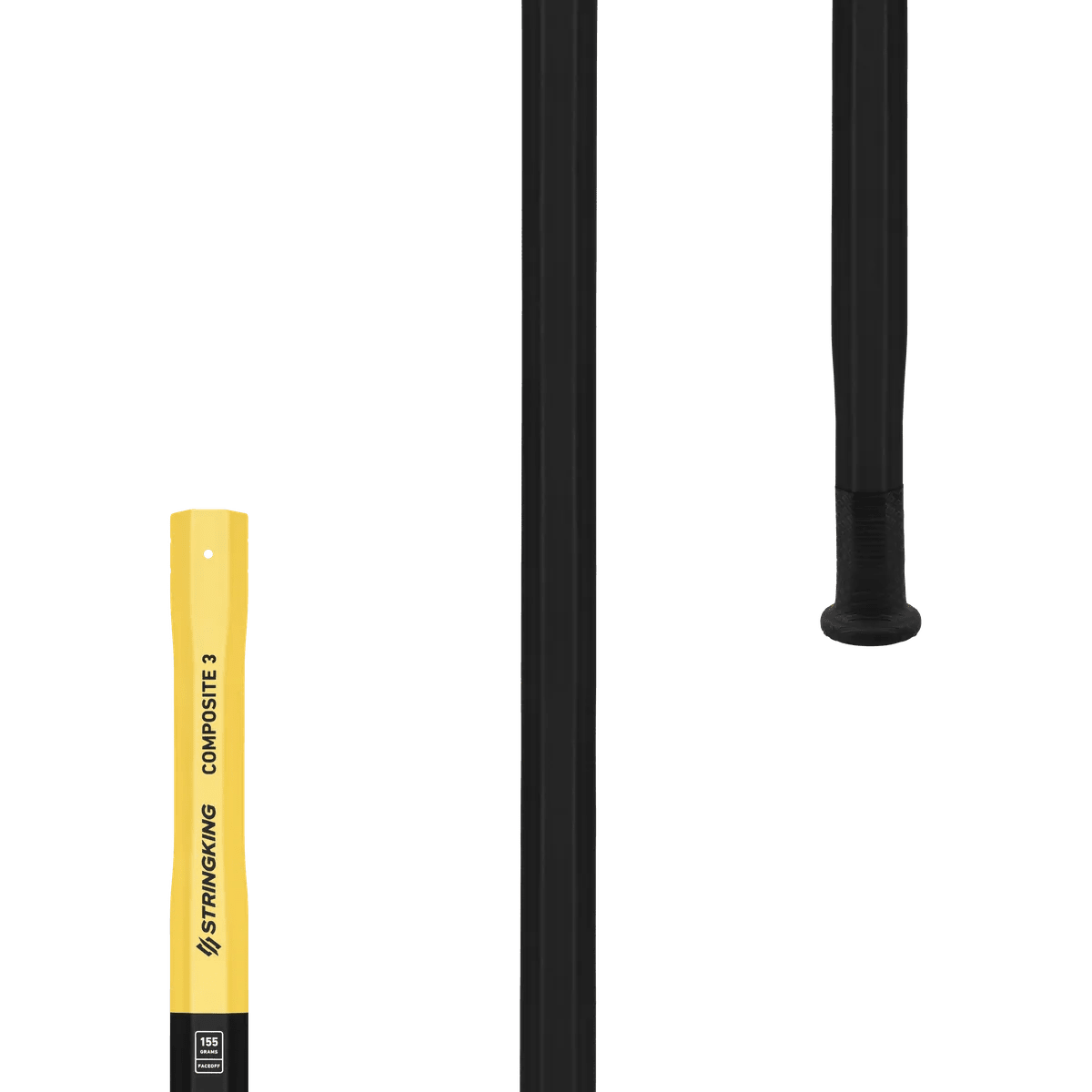 StringKing Composite 3 Lacrosse Shaft Men's Shaft Black Lax.com