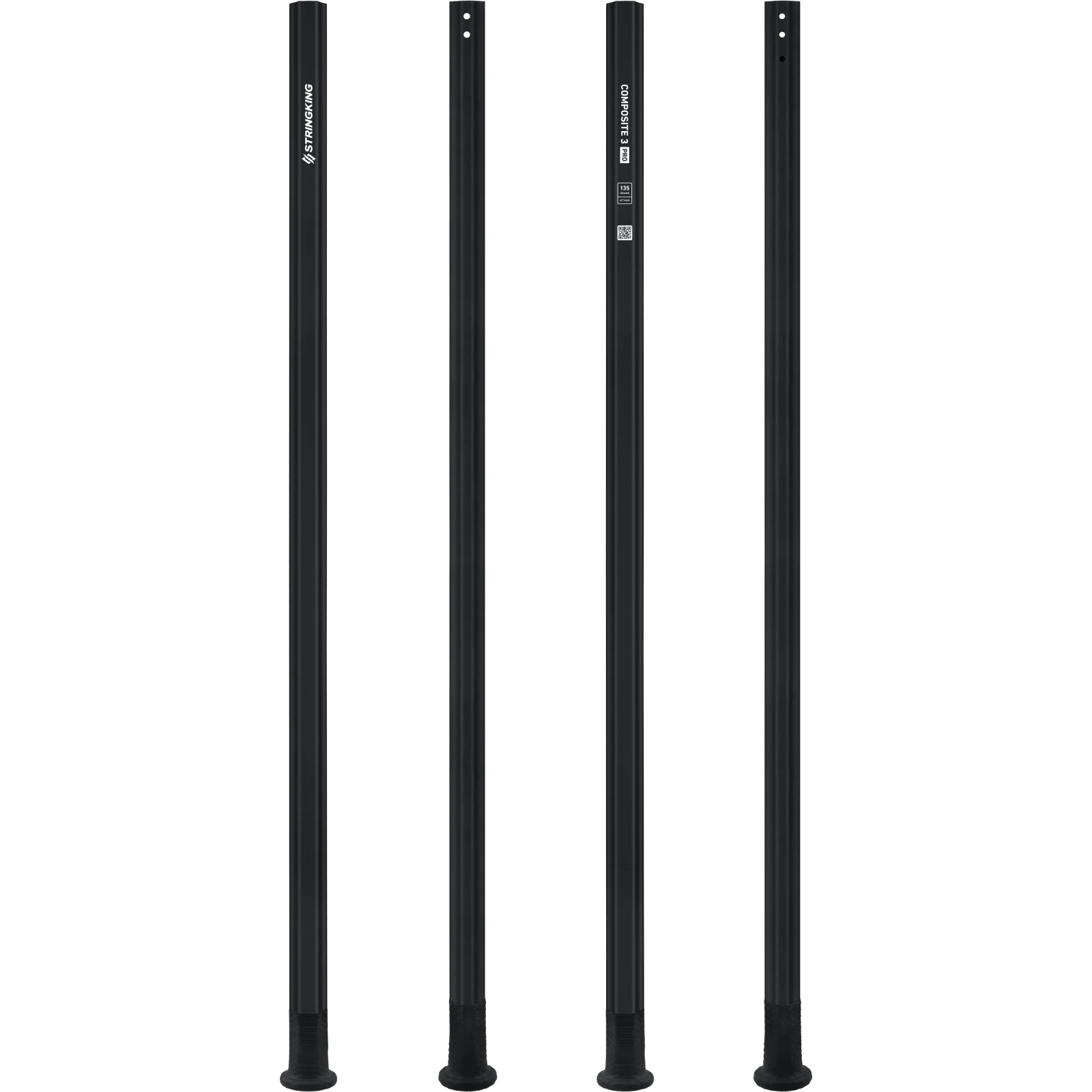 StringKing Composite 3 Pro Lacrosse Shaft Men's Shaft Black Lax.com