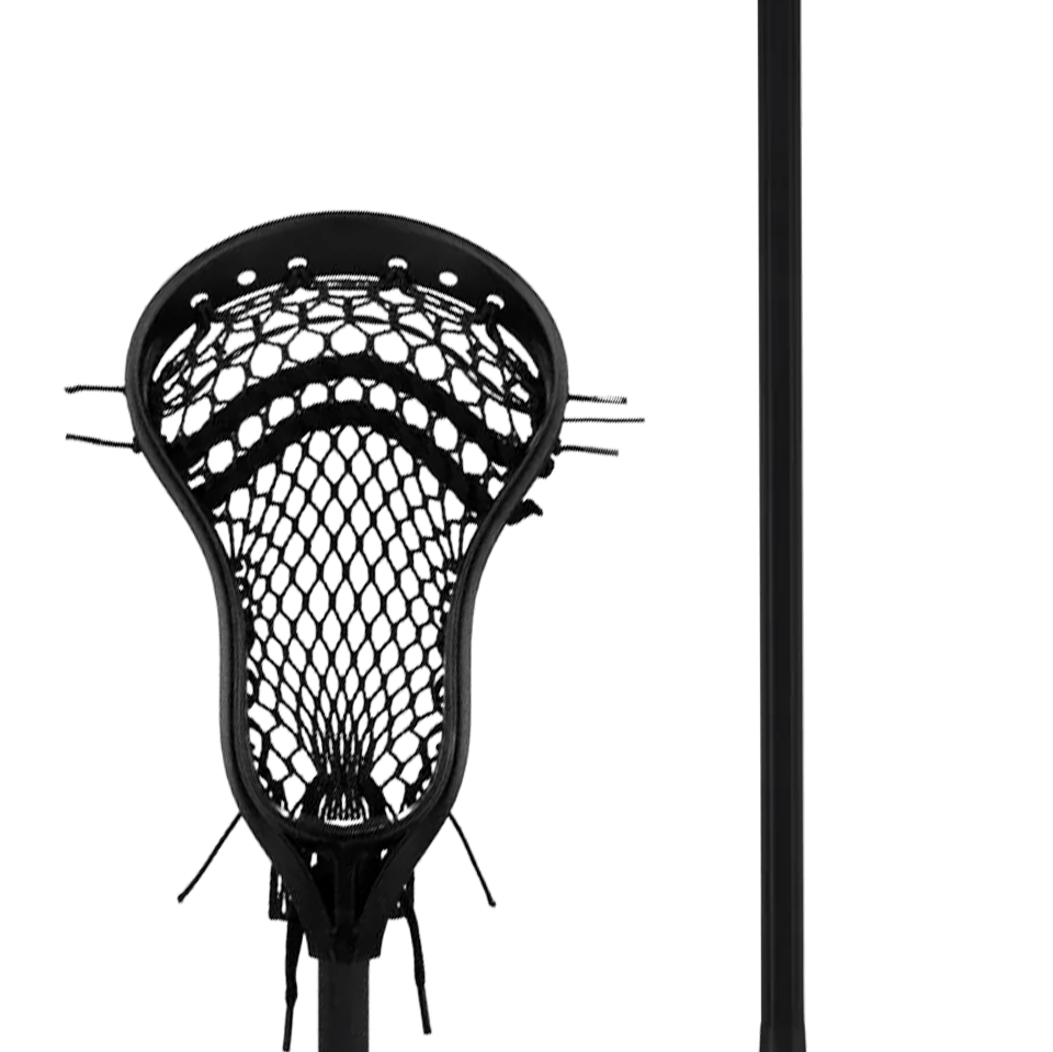 StringKing Starter Attack Complete Stick Men's Complete Sticks Black Lax.com