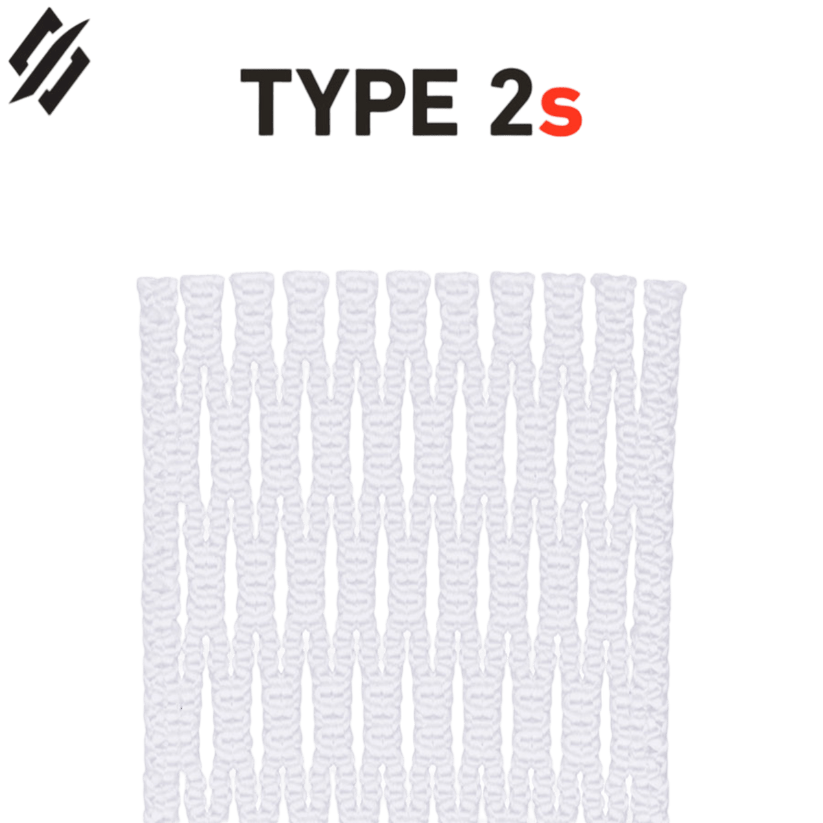 Stringking Type 2S Performance Mesh Men's Stringing Supplies White Lax.com