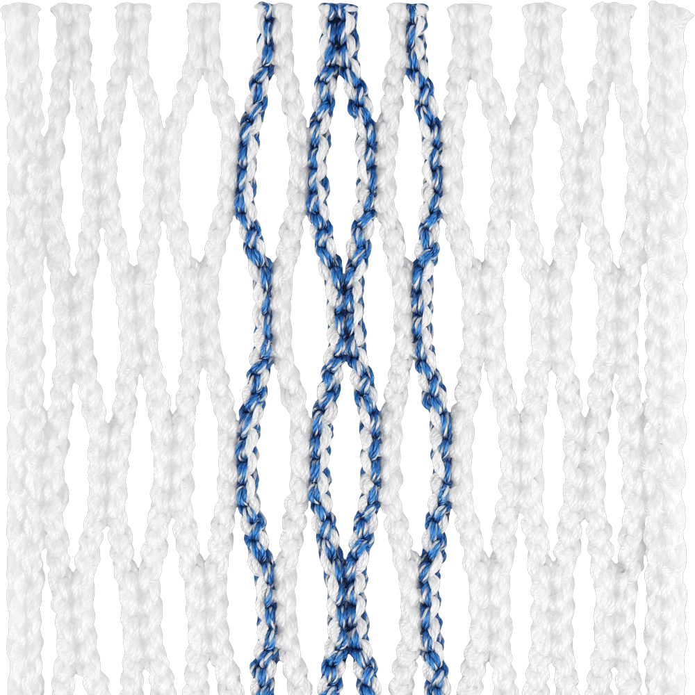 StringKing Type 5X Mesh Men's Stringing Supplies White/Royal Tracer Lax.com
