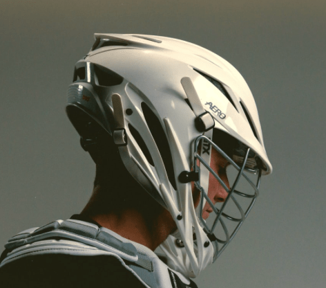 STX Aero Stock Lacrosse Helmet Helmet White Lax.com