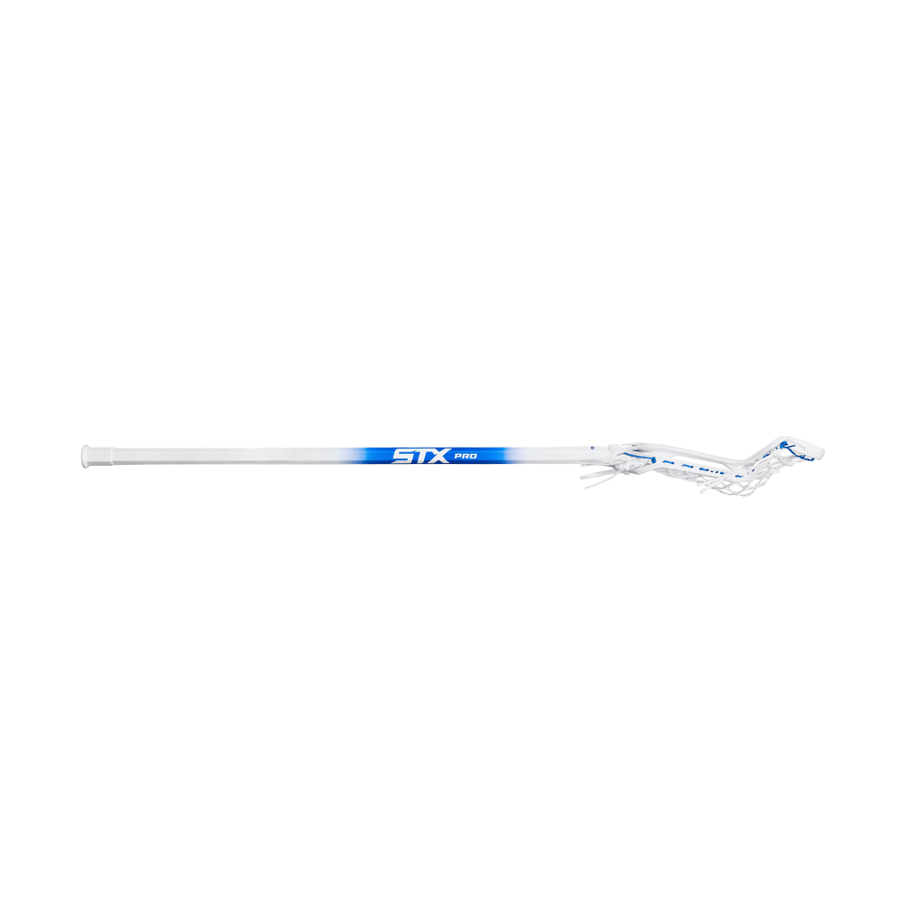 STX Aria Pro-M Lock Pocket Complete Stick Women's Complete Sticks White/Royal Lax.com