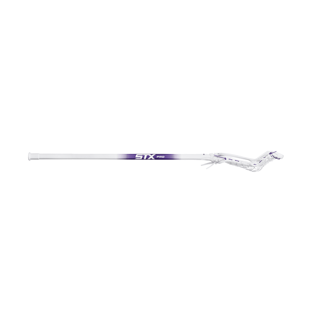 STX Aria Pro-M Lock Pocket Complete Stick Women's Complete Sticks White/Royal Lax.com