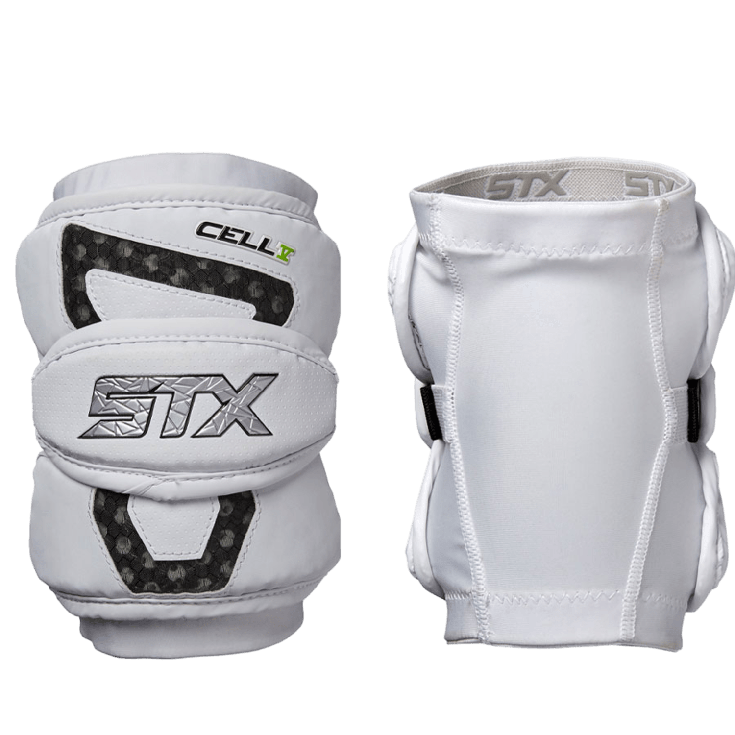 STX Cell V Elbow Pads Men's Arm Protection White Lax.com