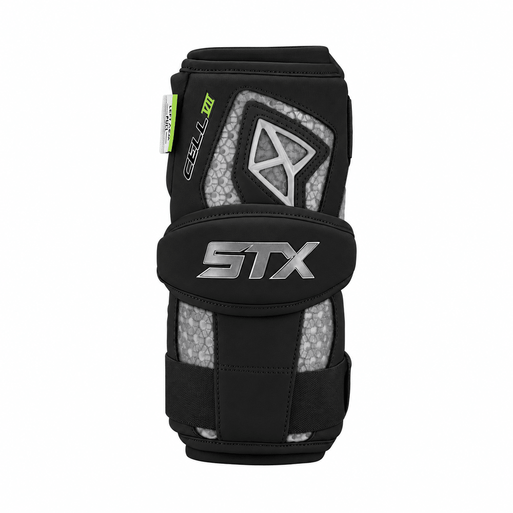 STX Cell VII Arm Pads Men's Arm Protection Black Lax.com