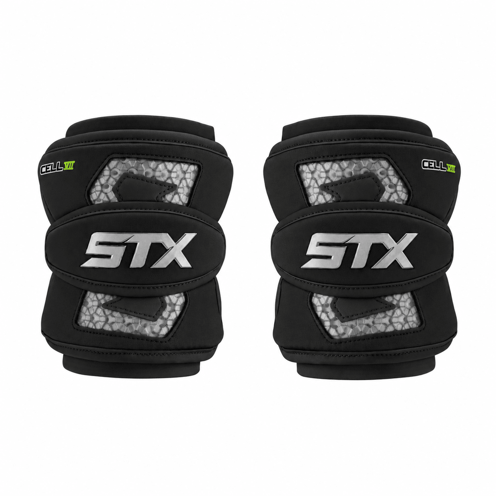 STX Cell VII Elbow Pads Men's Arm Protection Black Lax.com