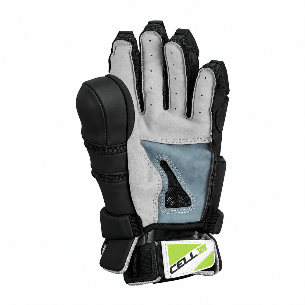 STX Cell VII Goalie Glove Goalie Gloves Black Lax.com