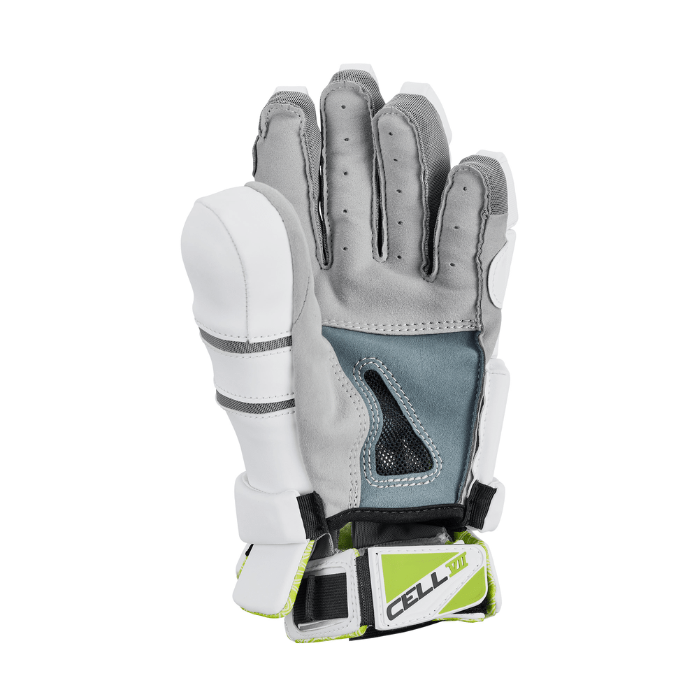 STX Cell VII Goalie Glove Goalie Gloves White Lax.com